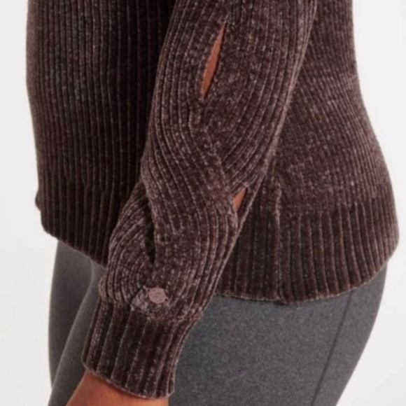 CALIA by CARRIE UNDERWOOD Effortless Chenille Sweater Plum NWT XS - Picture 4 of 14